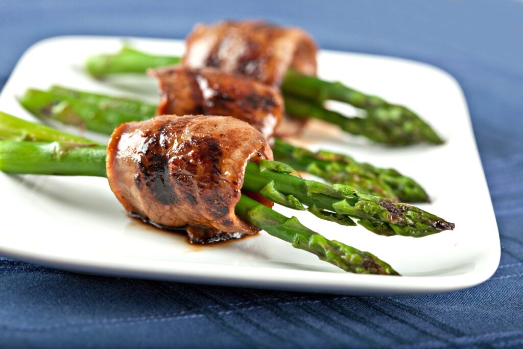 Amee’s Balsamic Beef Asparagus Roll-Ups