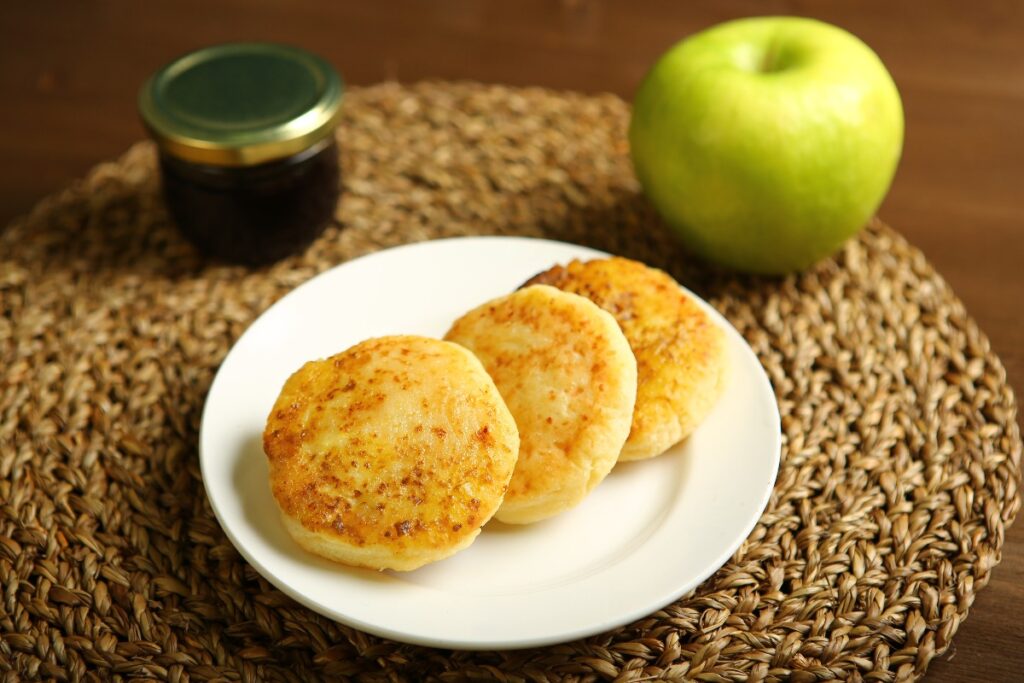 Apple and Ricotta Cheese Pancakes